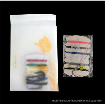 Hotel guest room sewing kit in Soft film packing